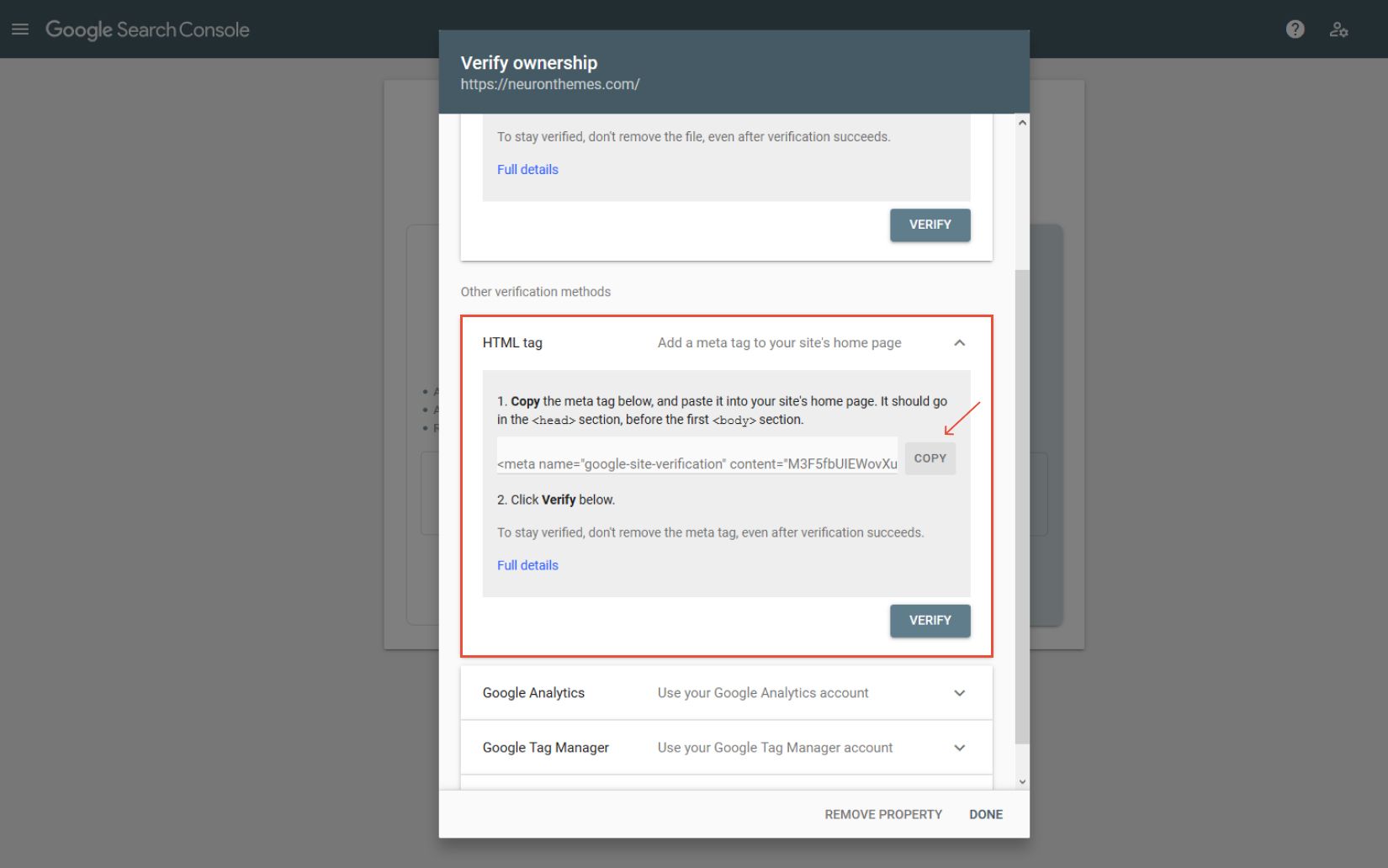 Google Search Console