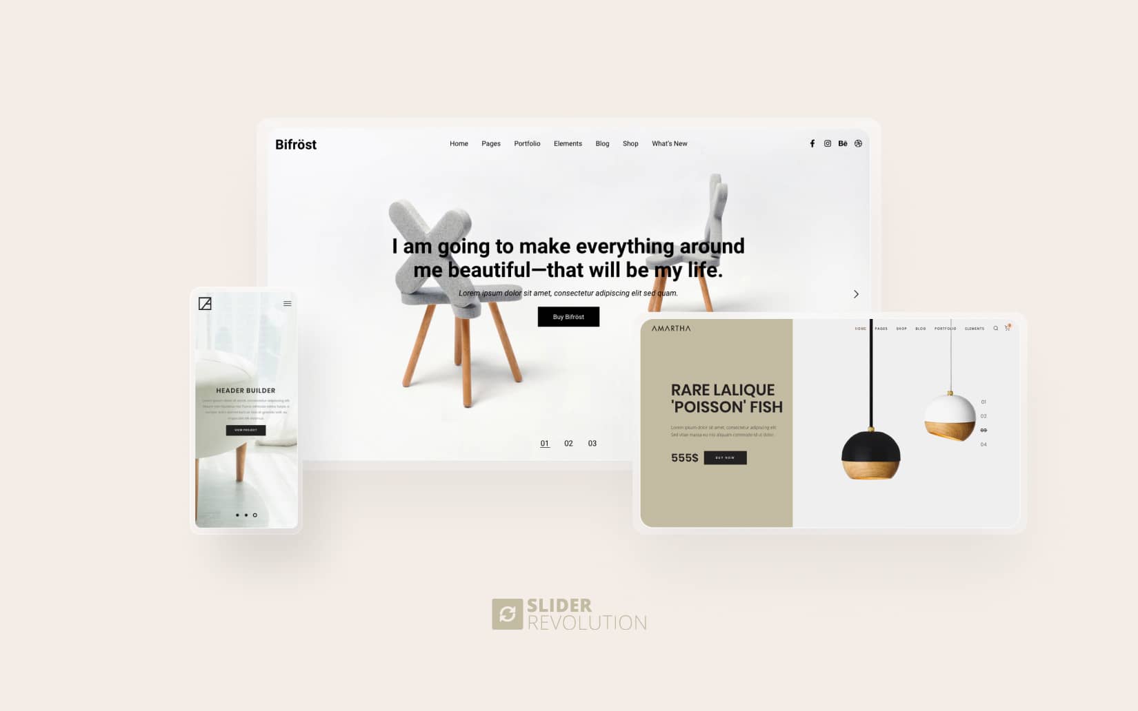Responsive design in sliders with Slider Revolution