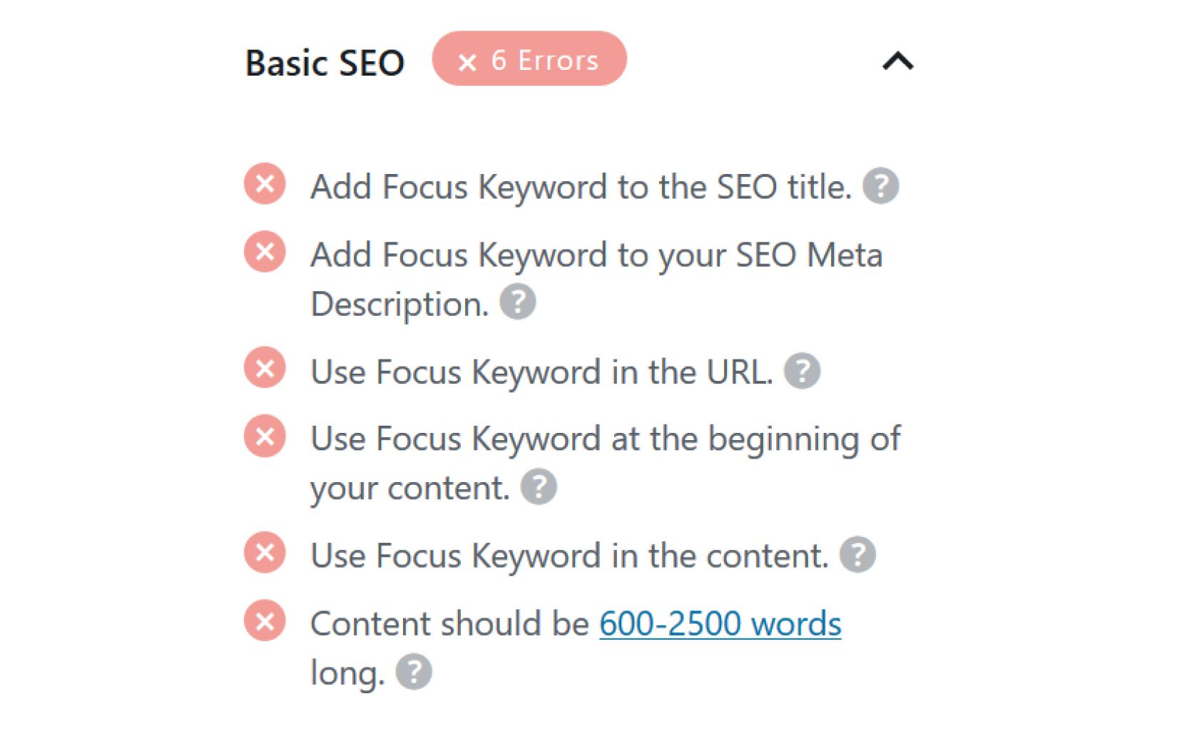 RankMath General Tab Basic SEO
