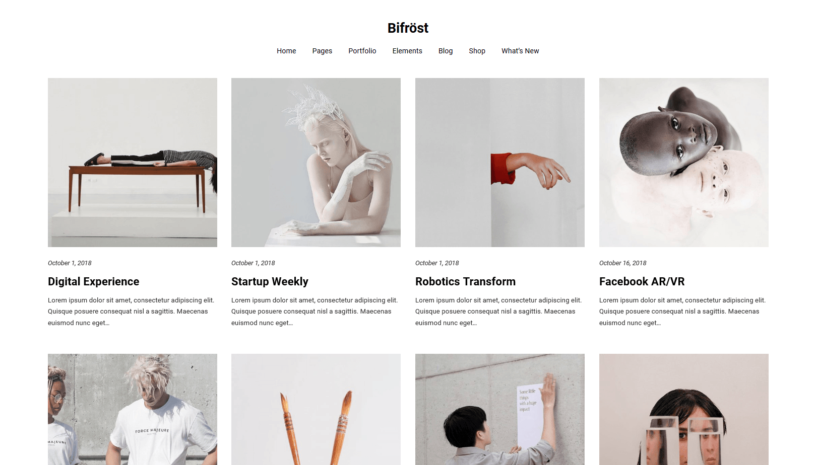Bifrost WordPress Theme