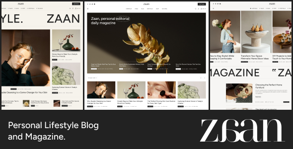 Zaan WordPress Theme Preview