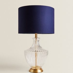 Simple White Bedside Lamp