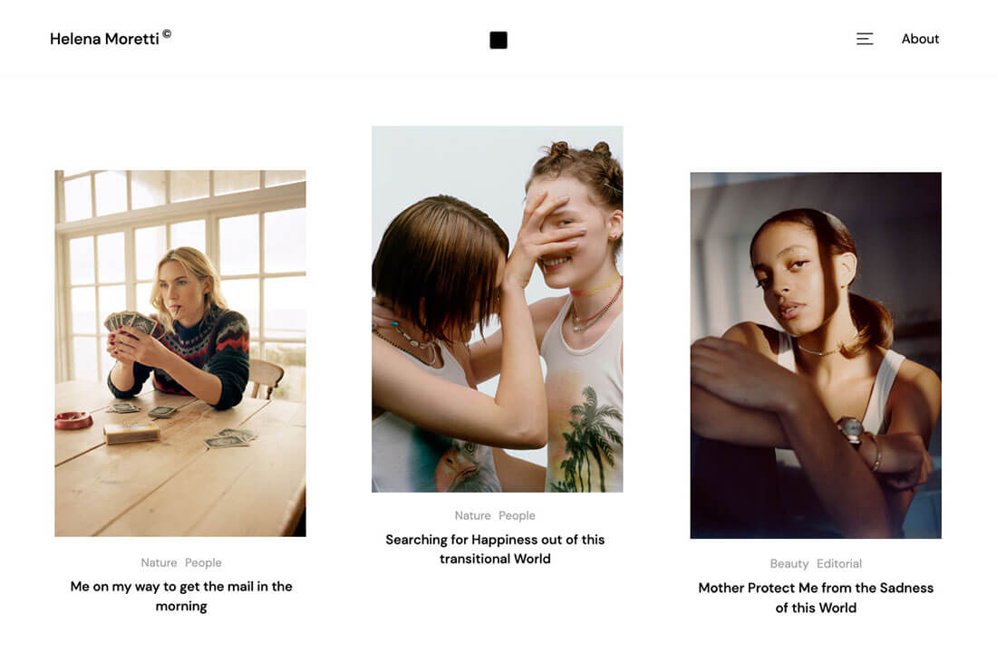 Helena Moretti - Photographer