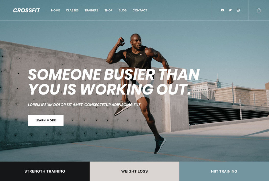 Crossfit - Fitness & Crossfit Demo Site