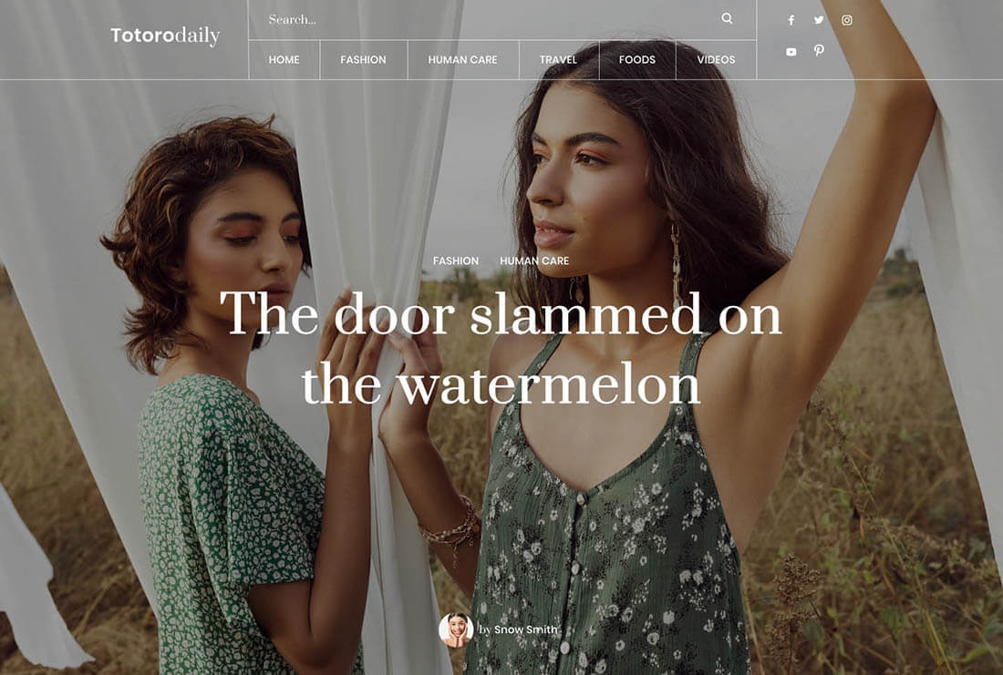 Totoro - A Creative Magazine and Blog Site