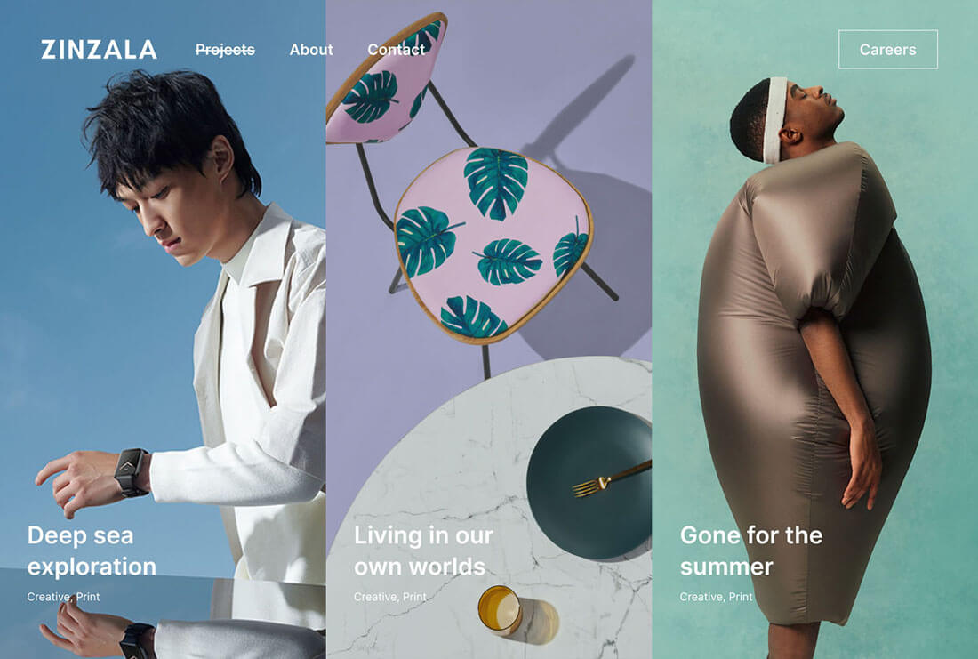 Zinzala - Creative Portfolio for Professionals