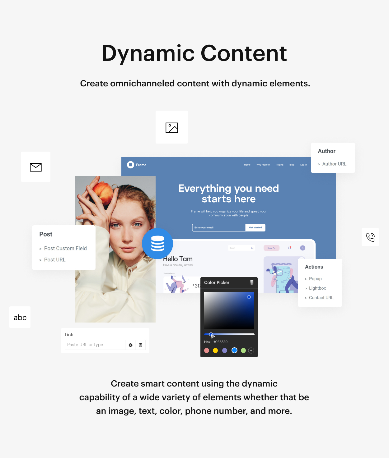 Kaon WordPress Theme - Dynamic Content