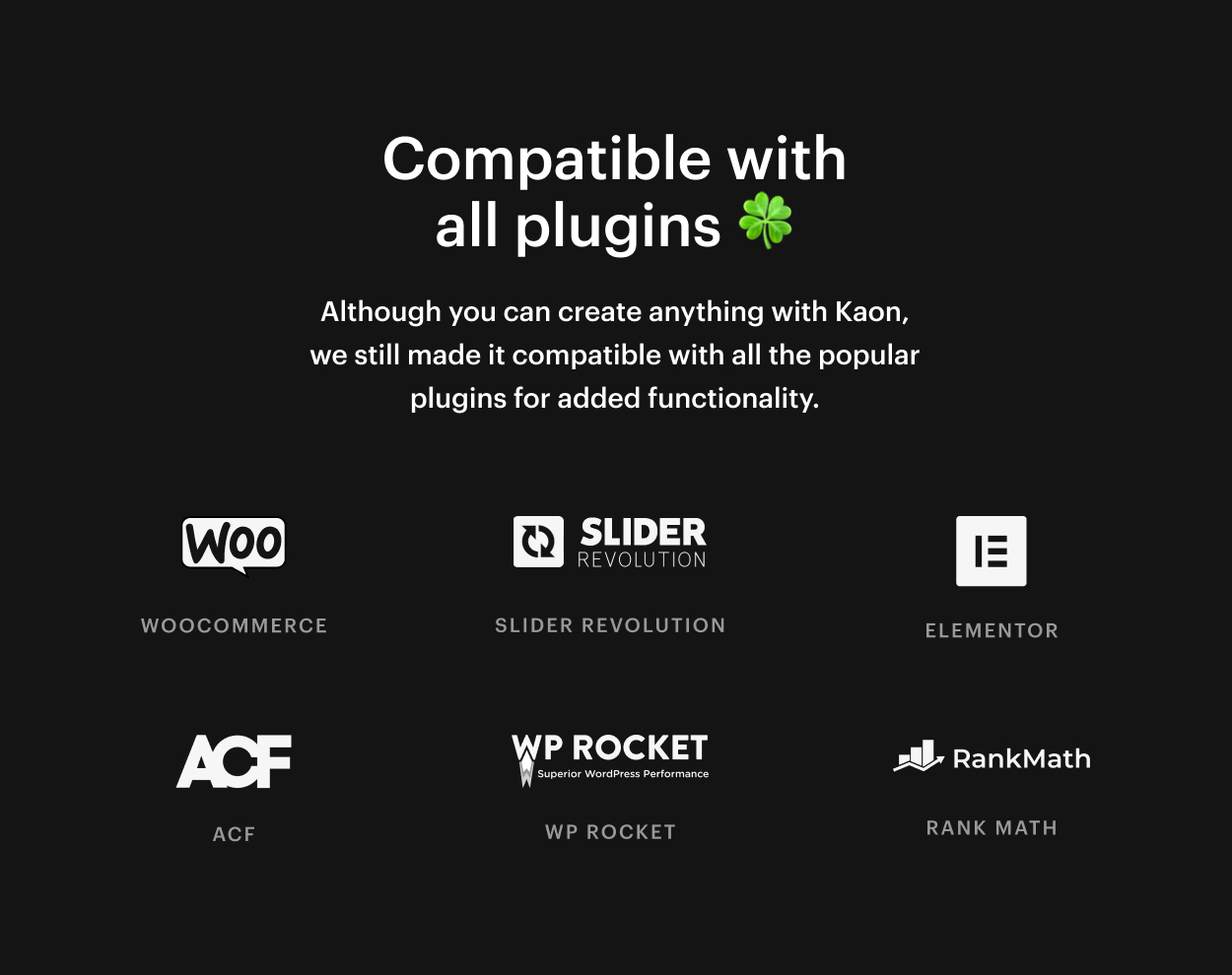 Kaon WordPress Theme - Compatible