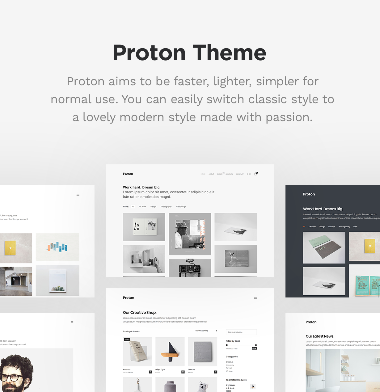 Proton - Minimal Portfolio Theme - 3