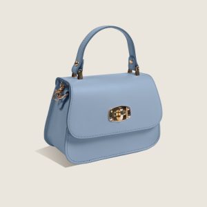 Blue Leather Bag