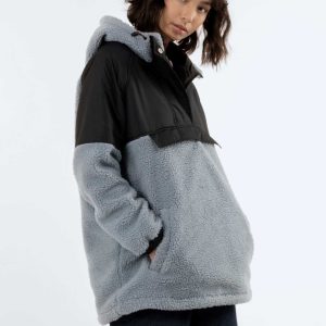 Black Leather Cardigan