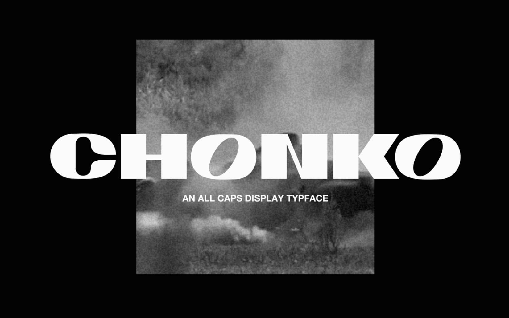 Best Free Display Fonts Chonko Display