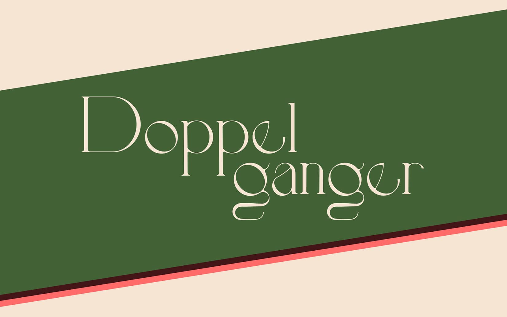 Best Free Display Fonts Doppelganger
