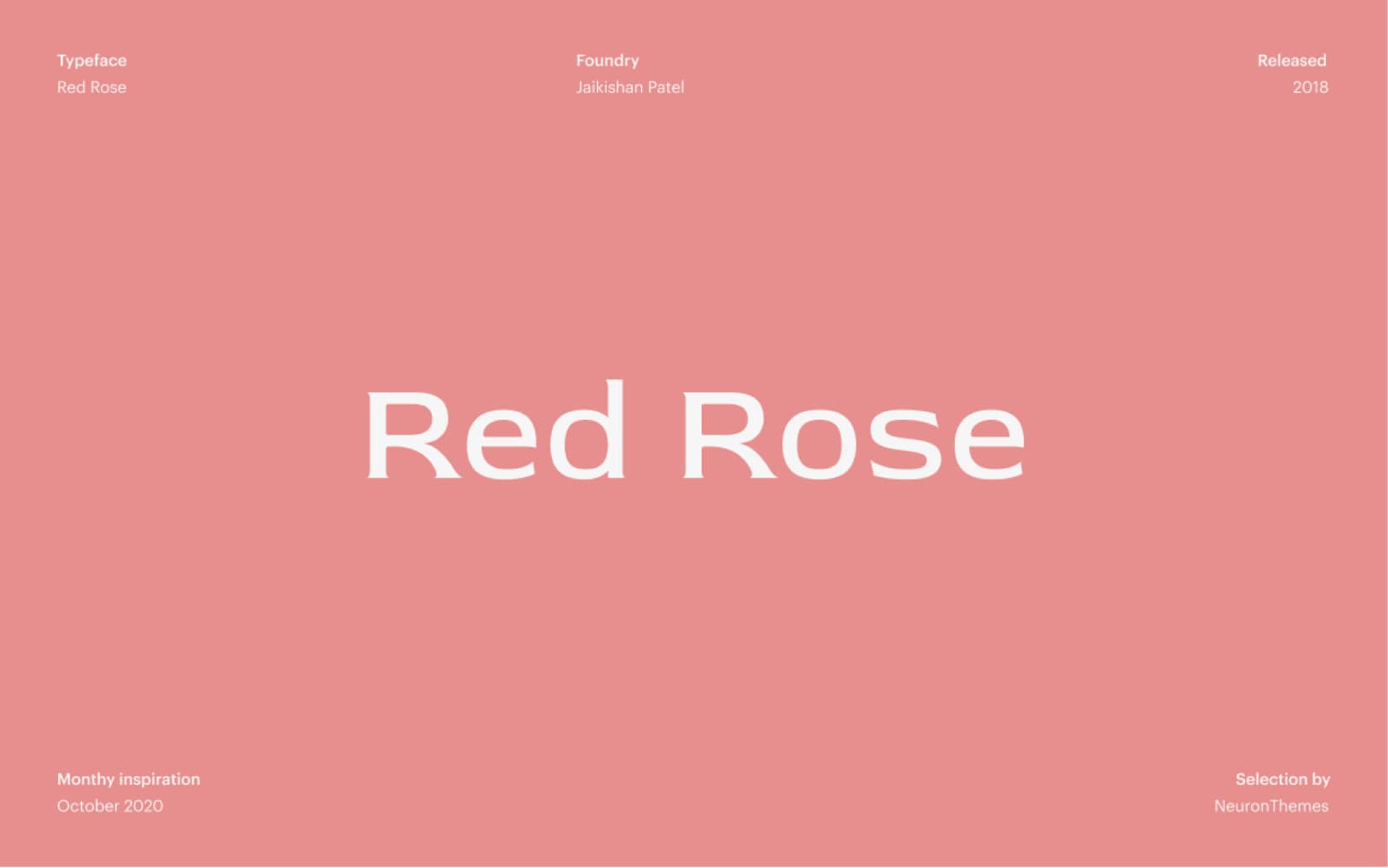 Best Free Display Fonts Red Rose