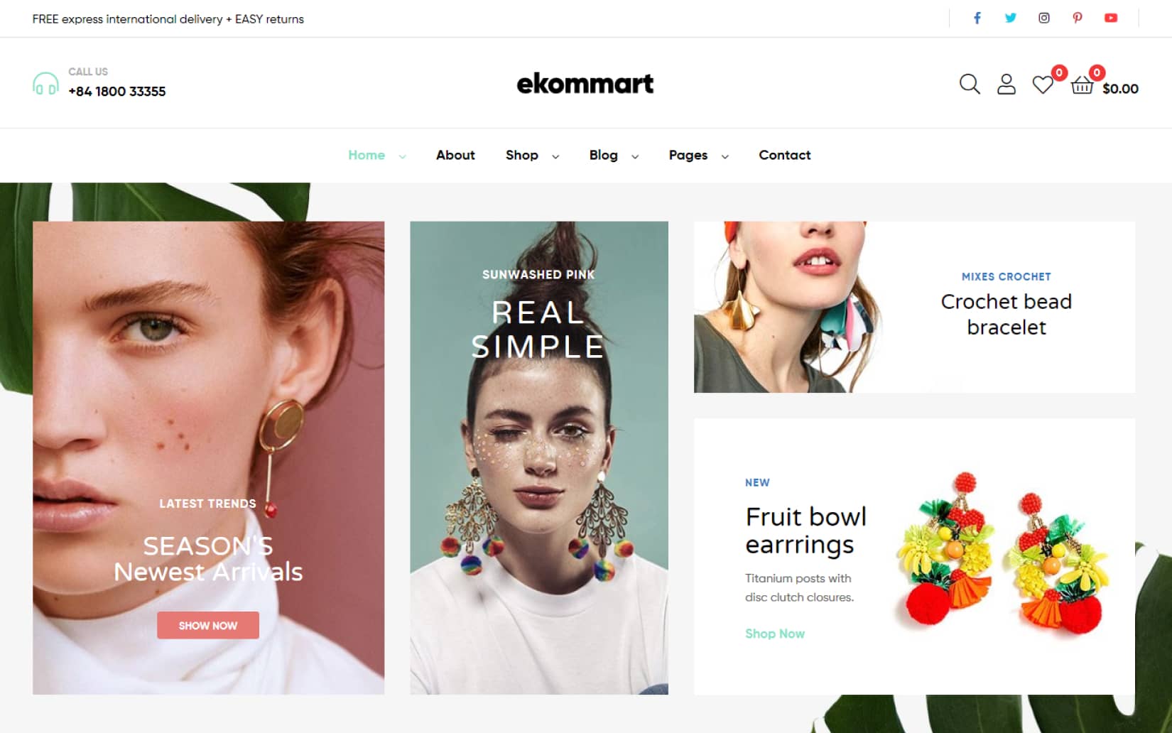 Ekommart All in one eCommerce WordPress Theme