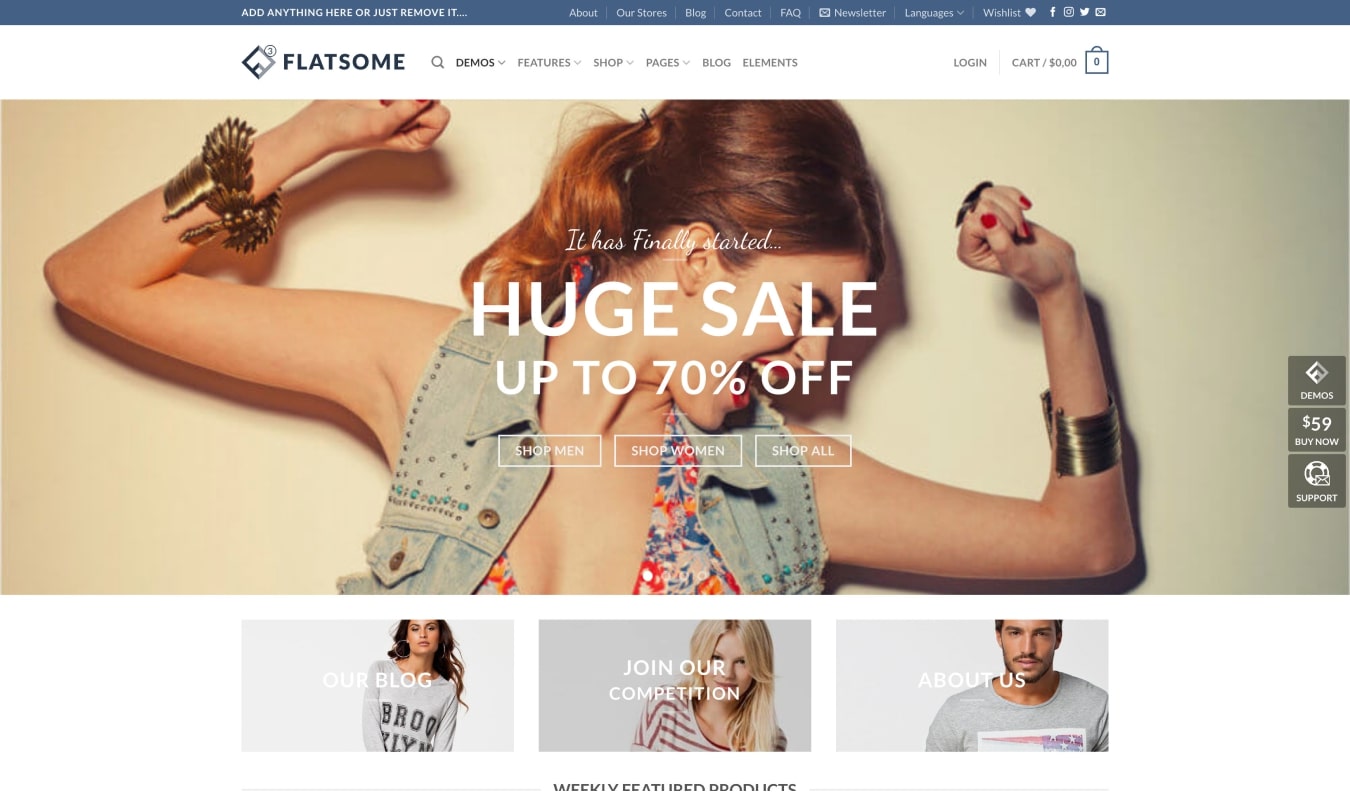 Flatsome Multi Purpose WooCommerce Theme