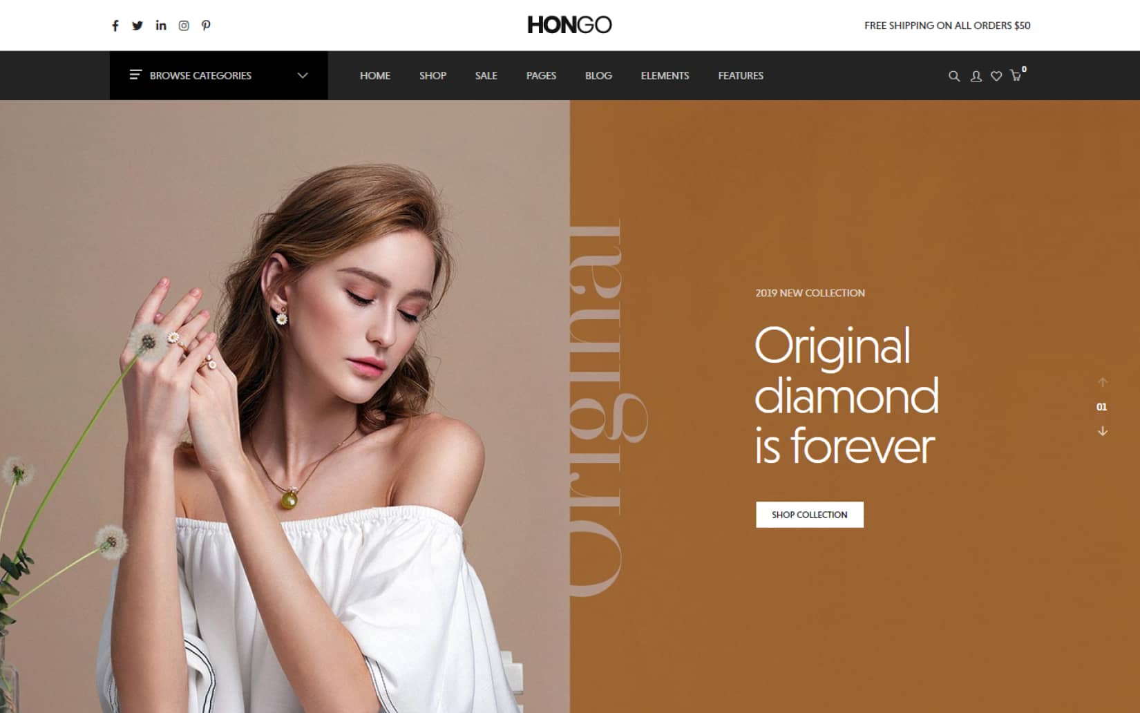 Hongo Modern Multipurpose WooCommerce WordPress Theme
