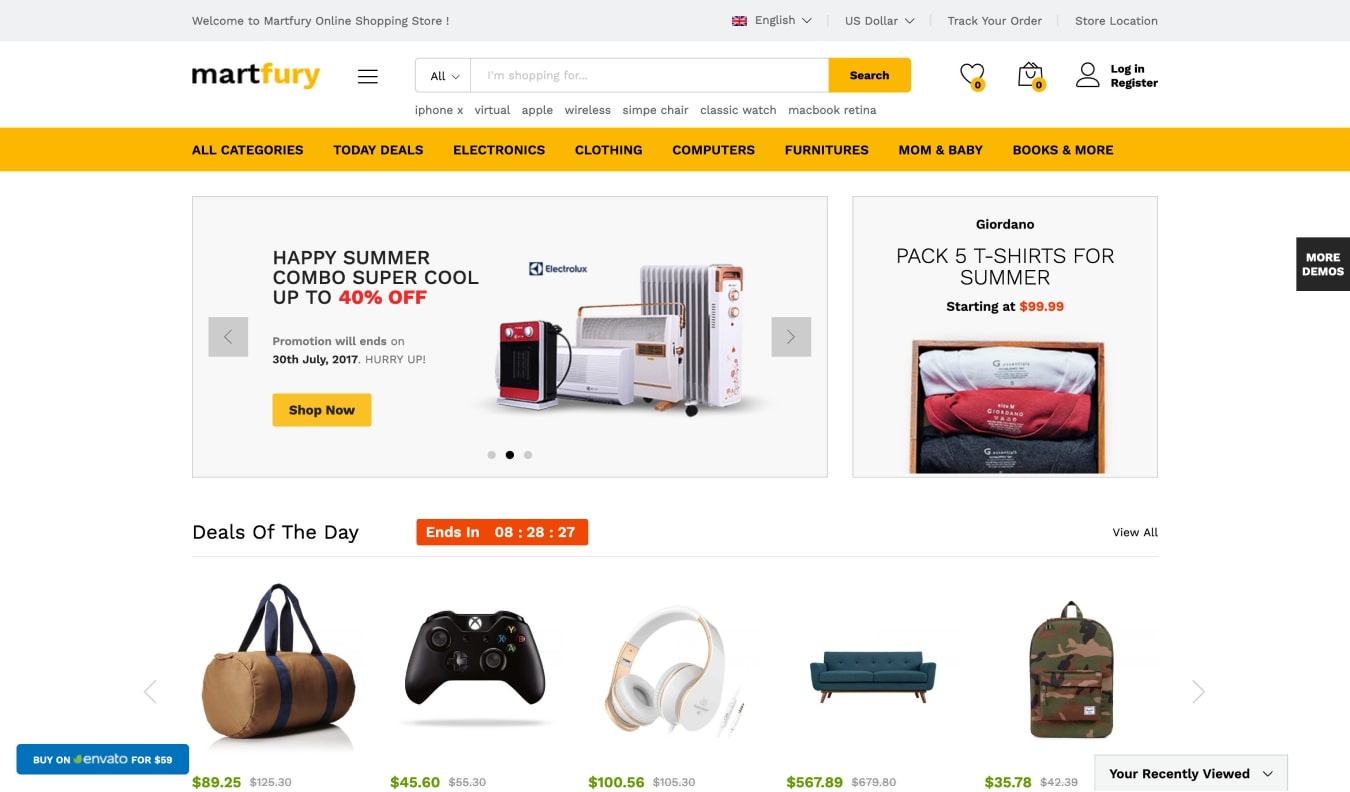 Martfury All in one Marketplace Theme