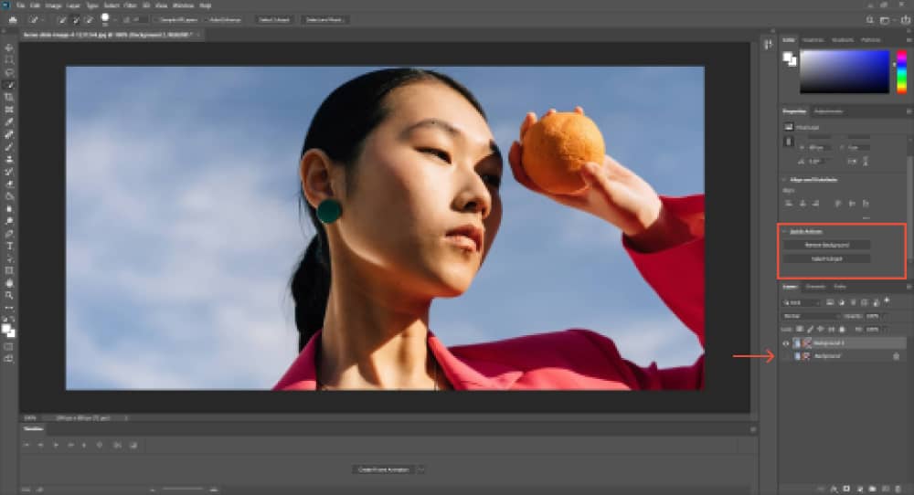 Adobe Photoshop Quick Fix - Remove Background