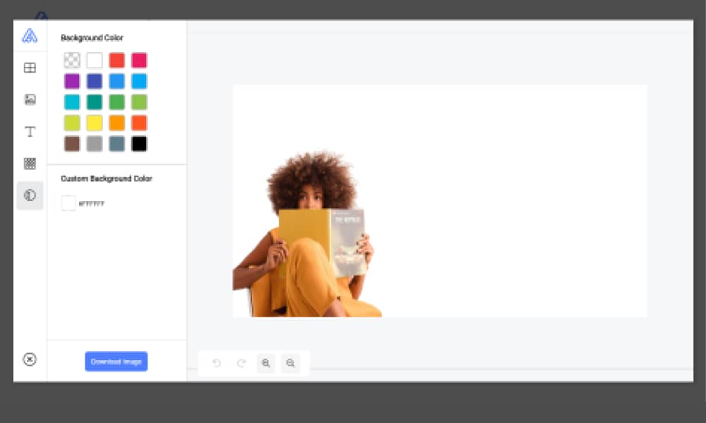 edit the image and change the background with removal ai