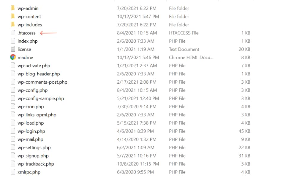Locate the .htaccess file and add expires header in WordPress