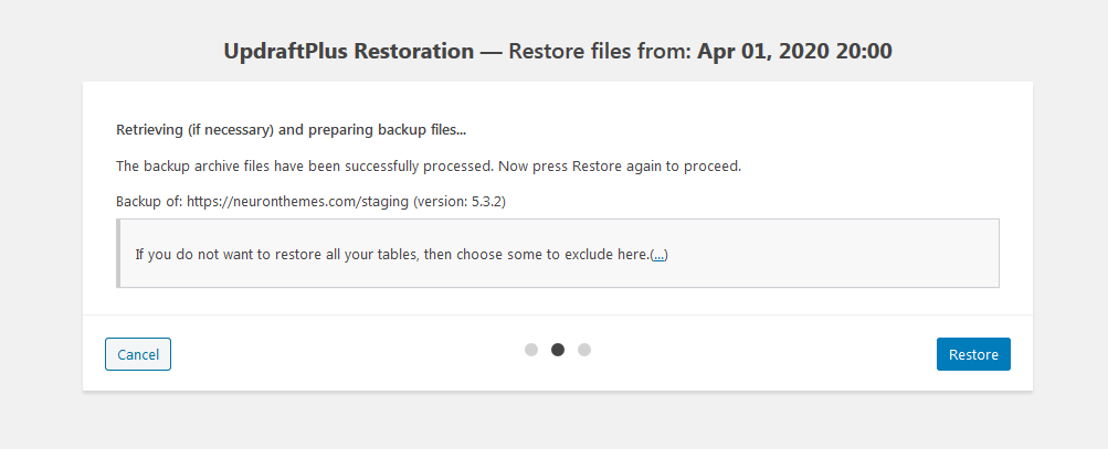 How to Backup & Restore your WordPress Website (UpdraftPlus) 6