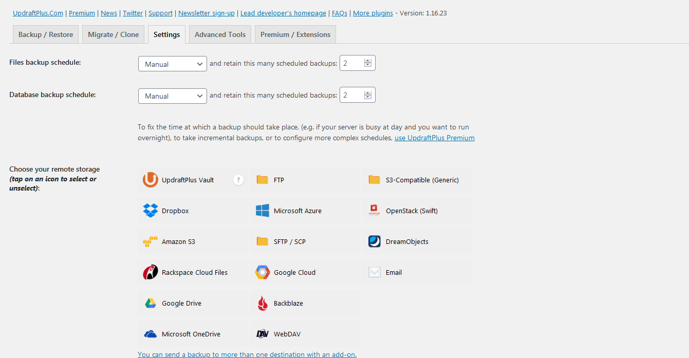 How to Backup & Restore your WordPress Website (UpdraftPlus) 2