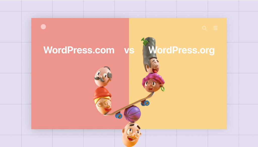 WordPress.or and WordPress.com cmpared