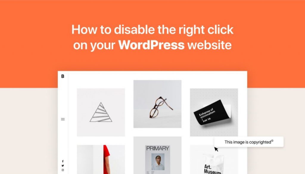 Learn how to disable the right-click option to preven fraud and imagery download
