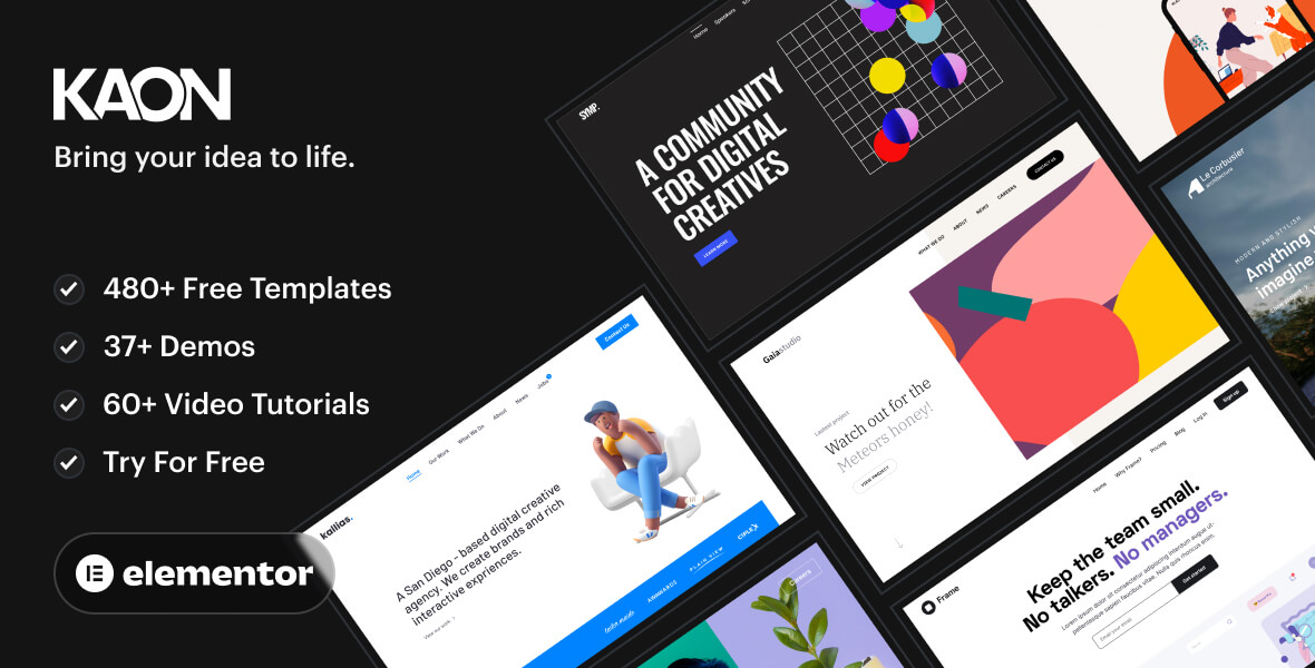 Kaon - Creative Website Builder for WordPress & WooCommerce 25