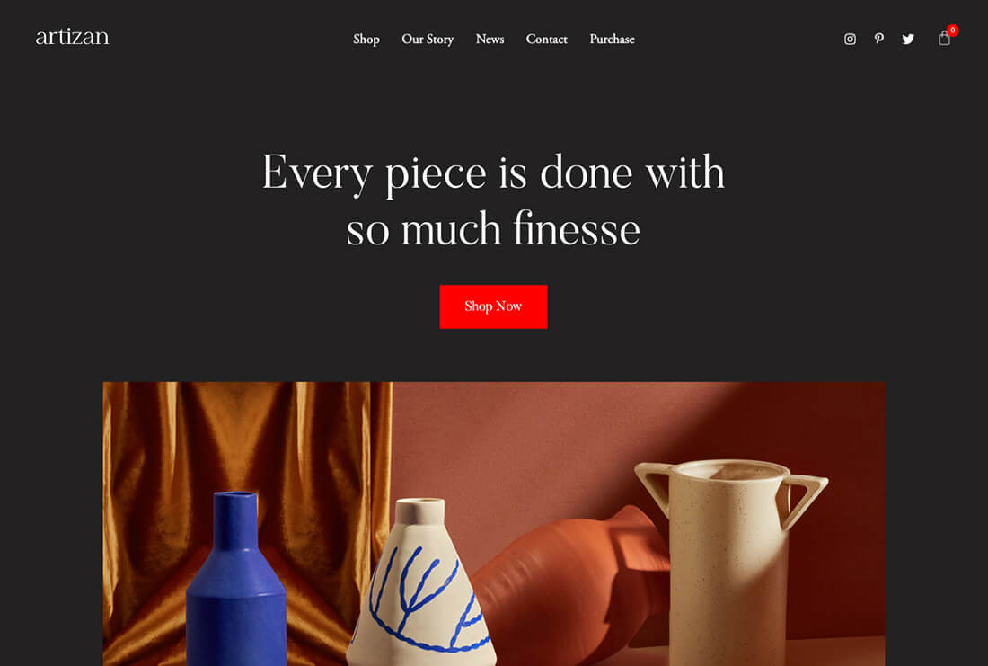 Artizan - Elegant eCommerce Store 7