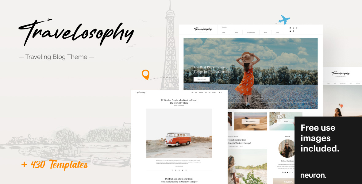 Travelosophy — Travel Blog WordPress Theme 3