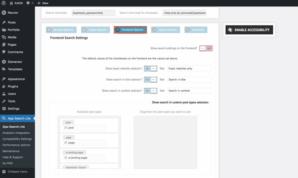 Add live ajax search in WordPress with Ajax Search Lite