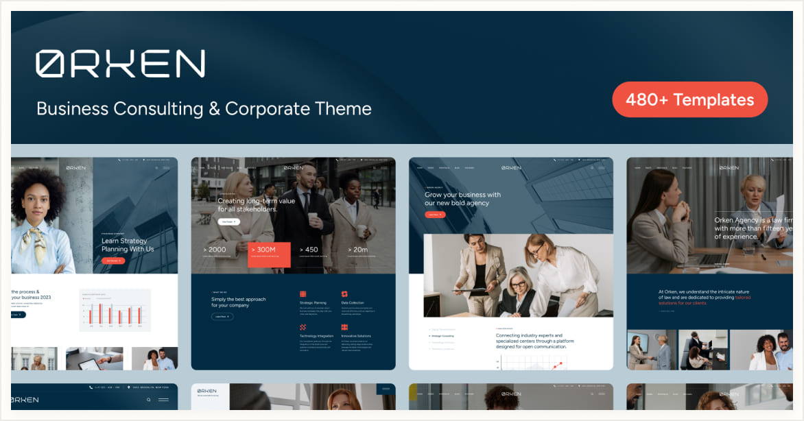 Orken - Business Consulting and Corporate WordPress Theme 2